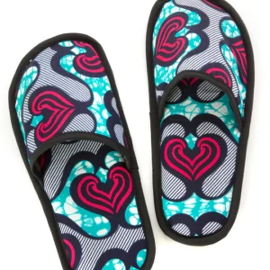Assorted Ankara Cloth House Slippers